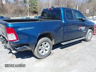 2020 Ram 1500 Big Horn with VIN 1C6SRFBTXLN415091, listed as a IAAI auction lot 41822735 with 108,807 mi miles. Bid and sale history available at carsss.com. Image 4.