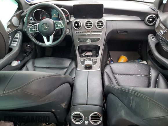 2019 Mercedes-Benz C 300 with VIN 55SWF8EB5KU293835, listed as a Copart auction lot 46510015 with 106,795 mi miles and Salvage Title. Bid and sale history available at carsss.com. Image 8.