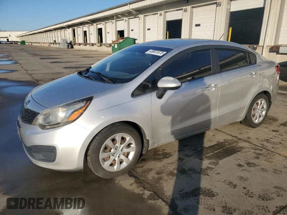 2012 Kia Rio LX with VIN KNADM4A32C6052248, listed as a Copart auction lot 49901875 with 158,818 mi miles and Clean Title. Bid and sale history available at carsss.com. Image 1.