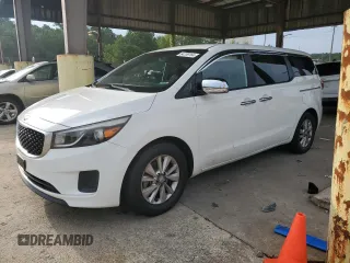 2015 Kia Sedona L with VIN KNDMA5C1XF6016437, listed as a Copart auction lot 64709164 with 173,094 mi miles and Salvage Title. Bid and sale history available at carsss.com. Image 1.