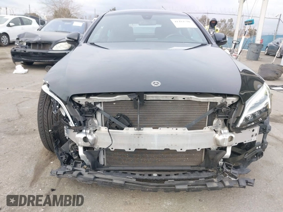 2020 Mercedes-Benz C 300 with VIN W1KWJ8DB7LF985843, listed as a IAAI auction lot 41484590 with 22,561 mi miles and . Bid and sale history available at DreamBid. Image 6.