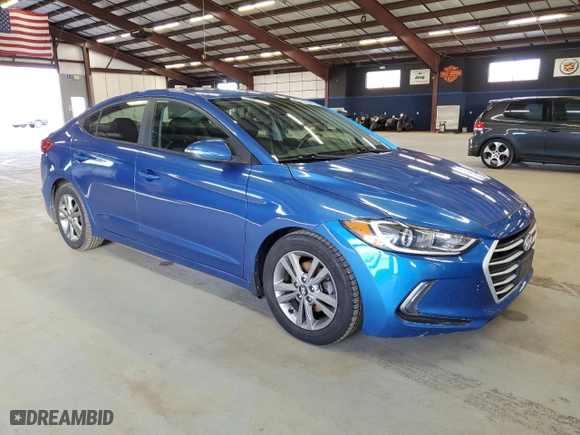 2017 Hyundai Elantra SE with VIN KMHD84LF4HU124290, listed as a Copart auction lot 51226655 with 136,417 mi miles and Salvage Title. Bid and sale history available at carsss.com. Image 4.