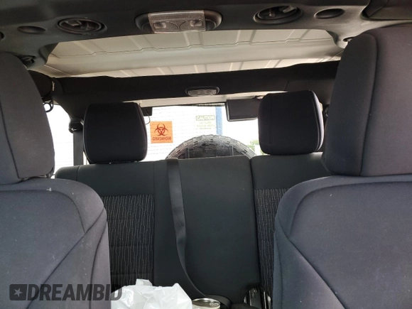 2012 Jeep Wrangler Unlimited Altitude with VIN 1C4HJWEG8CL163653, listed as a Copart auction lot 55279045 with 107,076 mi miles and Salvage title. Bid and sale history available at DreamBid. Image 10.