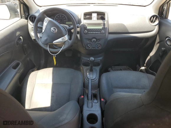 2015 Nissan Versa S Plus with VIN 3N1CN7AP7FL959865, listed as a Copart auction lot 57303384 with 90,711 mi miles and Salvage Title. Bid and sale history available at carsss.com. Image 8.