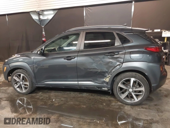 2019 Hyundai Kona Ultimate with VIN KM8K5CA57KU325421, listed as a IAAI auction lot 41369897 with 30,733 mi miles. Bid and sale history available at carsss.com. Image 6.