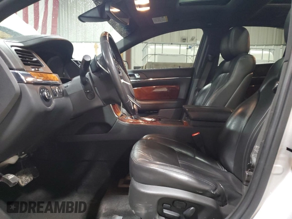 2014 Lincoln MKS with VIN 1LNHL9EKXEG608403, listed as a Copart auction lot 45515075 with 155,508 mi miles and Salvage Title. Bid and sale history available at DreamBid. Image 7.