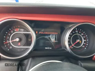 2022 Jeep Wrangler Unlimited Rubicon z VIN 1C4HJXFN6NW166278, wystawiony jako Copart lot #56745075 z przebiegiem 34 418 mil mil oraz Szkoda całkowita • Salvage title. Historia ofert i sprzedaży dostępna na DreamBid. Obrazek 9.