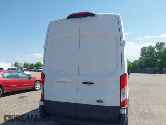 2023 Ford Transit Cargo with VIN 1FTBR1X80PKB45974, listed as a IAAI auction lot 42609404 with 35,940 mi miles and . Bid and sale history available at DreamBid. Image 16.