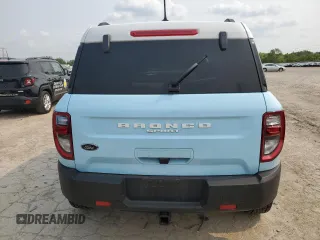 2024 Ford Bronco Sport Heritage with VIN 3FMCR9G68RRF41498, listed as a Copart auction lot 58862245 with 13,154 mi miles and Salvage title. Bid and sale history available at DreamBid. Image 6.