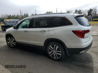 2017 Honda Pilot Elite with VIN 5FNYF6H09HB019359, listed as a Copart auction lot 49172175 with 25,167 mi miles and Salvage Title. Bid and sale history available at DreamBid. Image 2.