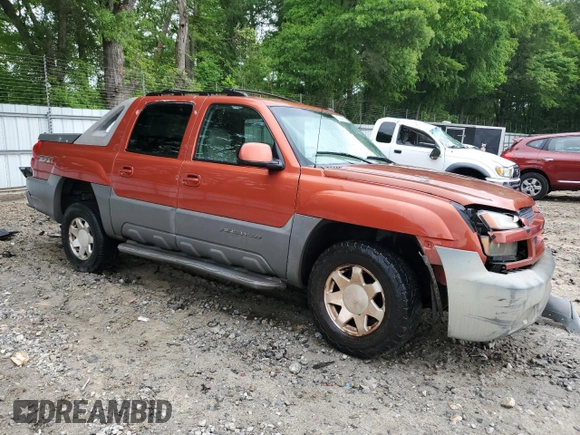 2002 Chevrolet Avalanche z VIN 3GNEK13T12G297684, wystawiony jako Copart lot #54044065 z przebiegiem 246 763 mil mil oraz Szkoda całkowita • Salvage title. Historia ofert i sprzedaży dostępna na DreamBid. Obrazek 4.