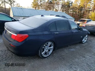 2012 BMW 7 Series 740Li with VIN WBAKB4C53CC576926, listed as a Copart auction lot 80361594 with 100,675 mi miles and Clean Title. Bid and sale history available at carsss.com. Image 3.