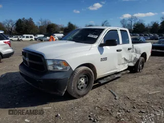 2017 Ram 1500 Express with VIN 1C6RR6FG8HS639089, listed as a Copart auction lot 86879824 with 129,227 mi miles and Salvage title. Bid and sale history available at DreamBid. Image 1.