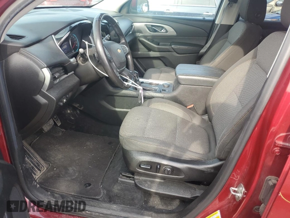 2021 Chevrolet Traverse LT Cloth with VIN 1GNERGKW3MJ166784, listed as a Copart auction lot 46328675 with 121,841 mi miles and Salvage Title. Bid and sale history available at carsss.com. Image 7.