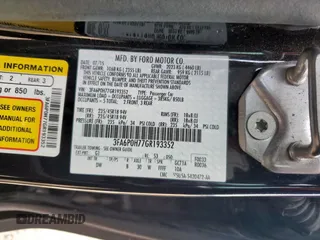 2016 Ford Fusion SE с VIN 3FA6P0H77GR193352, выставлен на аукционе Copart как лот 60062465 с пробегом 141 971 миль миль и Списание • Salvage title. История ставок и продаж доступна на DreamBid. Изображение 12.