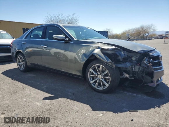2017 Cadillac CTS Sedan Luxury RWD with VIN 1G6AR5SX8H0155623, listed as a Copart auction lot 50257855 with 75,877 mi miles and Salvage Title. Bid and sale history available at carsss.com. Image 4.