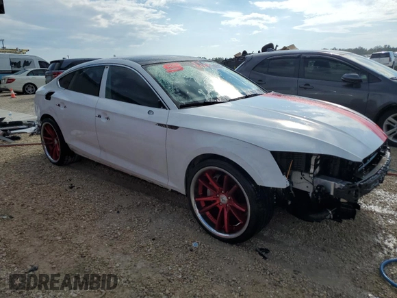 2019 Audi A5 Sportback Premium Plus with VIN WAUENCF55KA079199, listed as a Copart auction lot 65659223 with 24,049 mi miles. Bid and sale history available at carsss.com. Image 4.