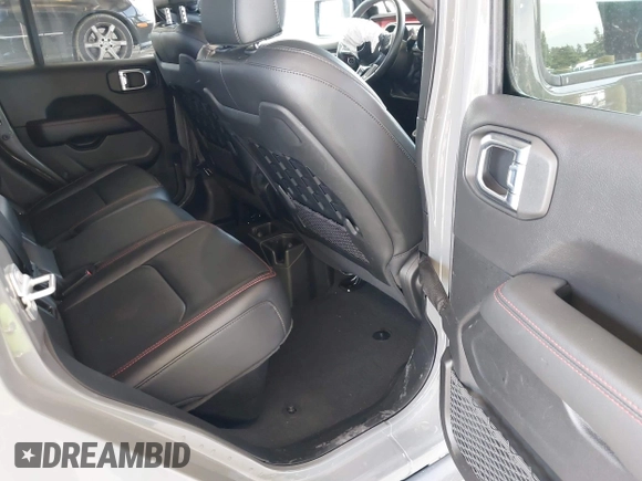 2022 Jeep Gladiator Rubicon with VIN 1C6JJTBG6NL166081, listed as a IAAI auction lot 42204431 with 40,568 mi miles and . Bid and sale history available at DreamBid. Image 8.