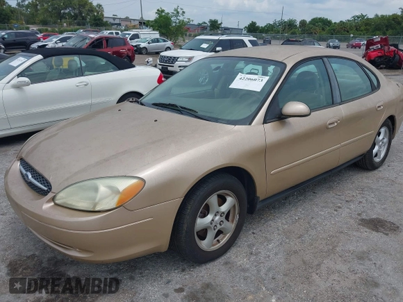 2003 Ford Taurus SES Standard with VIN 1FAFP55213A225447, listed as a IAAI auction lot 42206073 with 177,163 mi miles. Bid and sale history available at carsss.com. Image 2.