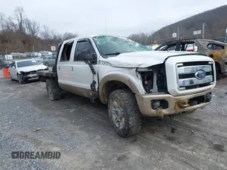 2011 Ford Super Duty F-250 SRW XL with VIN 1FT7W2BT9BEB98633, listed as a IAAI auction lot 41146608 with 209,089 mi miles. Bid and sale history available at carsss.com. Image 1.