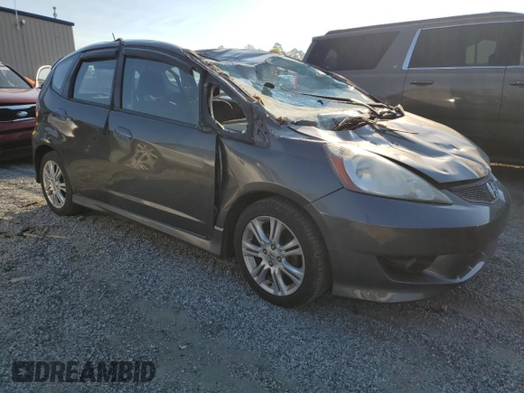 2011 Honda Fit Sport with VIN JHMGE8H59BC015921, listed as a Copart auction lot 49580215 with Not Provided miles and Salvage Title. Bid and sale history available at DreamBid. Image 4.
