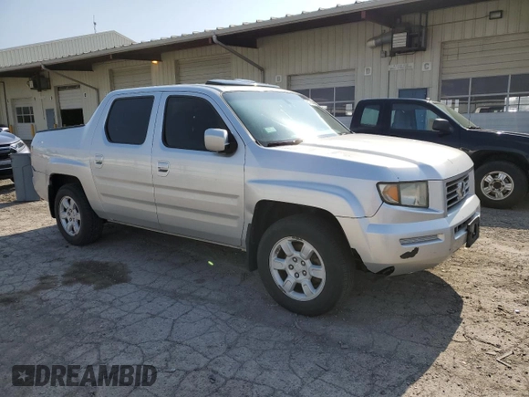 2006 Honda Ridgeline RTL with VIN 2HJYK16596H540209, listed as a Copart auction lot 51762595 with 172,736 mi miles and Salvage Title. Bid and sale history available at carsss.com. Image 4.