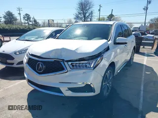 2019 Acura MDX w/Technology Pkg with VIN 5J8YD3H58KL009251, listed as a IAAI auction lot 41770589 with 19,693 mi miles. Bid and sale history available at carsss.com. Image 6.