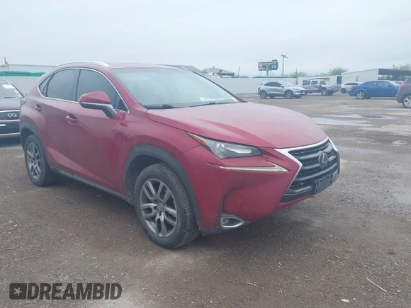 2015 Lexus NX with VIN JTJYARBZ6F2018481, listed as a IAAI auction lot 41934756 with 222,292 mi miles and . Bid and sale history available at carsss.com. Image 1.