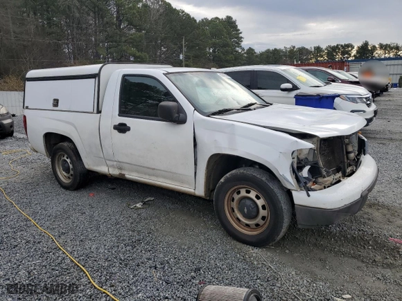 2012 Chevrolet Colorado Work Truck with VIN 1GCCSBFE3C8143424, listed as a Copart auction lot 89362185 with 0 mi miles and Salvage Title. Bid and sale history available at carsss.com. Image 4.