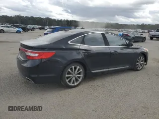2017 Hyundai Azera with VIN KMHFG4JG6HA591509, listed as a Copart auction lot 47174805 with 130,670 mi miles and Salvage Title. Bid and sale history available at carsss.com. Image 3.