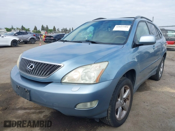 2005 Lexus RX 330 with VIN 2T2HA31U85C063620, listed as a IAAI auction lot 42023384 with 180,202 mi miles. Bid and sale history available at carsss.com. Image 2.