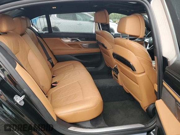 2019 BMW 7 Series 740i with VIN WBA7E2C53KB217288, listed as a Copart auction lot 37246864 with 50,967 mi miles. Bid and sale history available at carsss.com. Image 10.