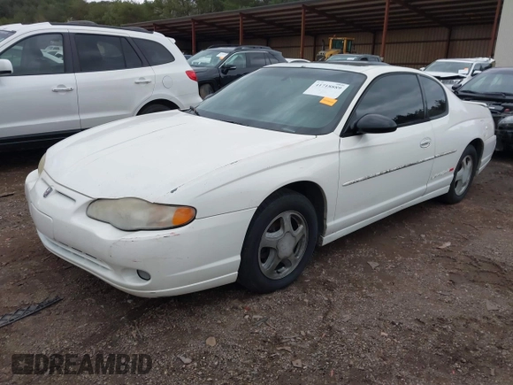 2001 Chevrolet Monte Carlo SS with VIN 2G1WX15K019138630, listed as a IAAI auction lot 41718889 with 115,191 mi miles. Bid and sale history available at carsss.com. Image 2.