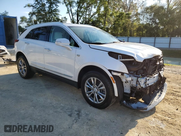 2023 Cadillac XT5 FWD Premium Luxury with VIN 1GYKNCR44PZ159038, listed as a Copart auction lot 50614465 with 11,781 mi miles and Salvage Title. Bid and sale history available at carsss.com. Image 4.