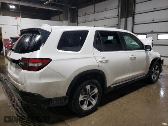 2025 Honda Pilot EX-L z VIN 5FNYG1H40SB041549, wystawiony jako Copart lot #89219285 z przebiegiem 6 915 mil mil oraz Nie do naprawy • Non repairable. Historia ofert i sprzedaży dostępna na DreamBid. Obrazek 3.