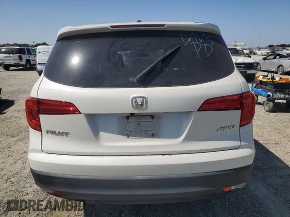 2018 Honda Pilot EX-L with VIN 5FNYF6H54JB013986, listed as a Copart auction lot 60743165 with 124,373 mi miles and Salvage title. Bid and sale history available at DreamBid. Image 6.