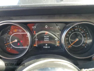 2019 Jeep Wrangler Unlimited Sahara z VIN 1C4HJXEN0KW588687, wystawiony jako Copart lot #52812895 z przebiegiem 91 486 mil mil oraz Szkoda całkowita • Salvage title. Historia ofert i sprzedaży dostępna na DreamBid. Obrazek 9.