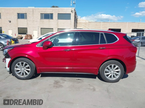 2019 Buick Envision Essence with VIN LRBFXCSAXKD109976, listed as a IAAI auction lot 41793050 with 36,053 mi miles and . Bid and sale history available at carsss.com. Image 14.