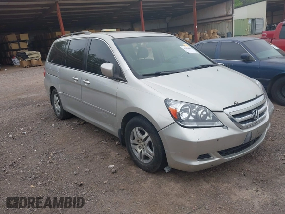 2007 Honda Odyssey EX with VIN 5FNRL384X7B036281, listed as a IAAI auction lot 42058864 with 240,791 mi miles. Bid and sale history available at carsss.com. Image 1.