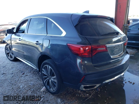 2019 Acura MDX w/Technology Pkg with VIN 5J8YD4H54KL026022, listed as a Copart auction lot 36158433 with 0 mi miles. Bid and sale history available at carsss.com. Image 2.