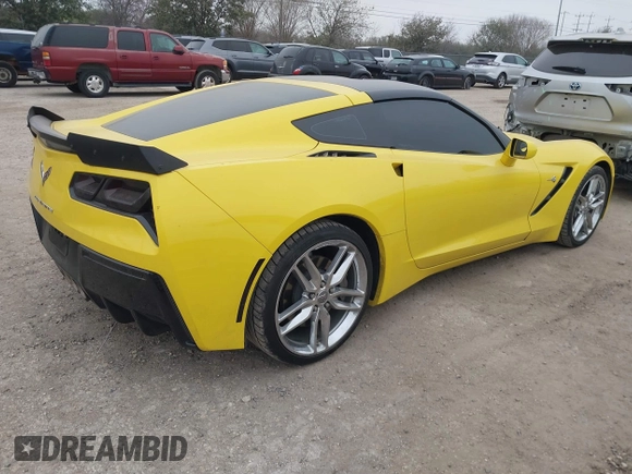 2019 Chevrolet Corvette 3LT with VIN 1G1YF2D74K5108592, listed as a IAAI auction lot 41543924 with 69,513 mi miles. Bid and sale history available at carsss.com. Image 4.