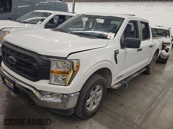 2022 Ford F-150 XL with VIN 1FTFW1ED5NFC41163, listed as a IAAI auction lot 42781942 with 30,615 mi miles and . Bid and sale history available at DreamBid. Image 13.