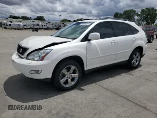 2007 Lexus RX 350 with VIN 2T2HK31U27C035599, listed as a Copart auction lot 56703095 with 58,859 mi miles and Salvage Title. Bid and sale history available at DreamBid. Image 1.