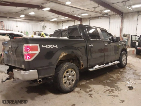 2010 Ford F-150 XL with VIN 1FTFW1EV9AFA04789, listed as a IAAI auction lot 41310534 with 158,469 mi miles. Bid and sale history available at carsss.com. Image 4.