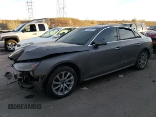 2022 Audi A4 Premium z VIN WAUABAF46NN005029, wystawiony jako Copart lot #81290734 z przebiegiem Nie podano mil oraz Szkoda całkowita • Salvage title. Historia ofert i sprzedaży dostępna na DreamBid. Obrazek 1.