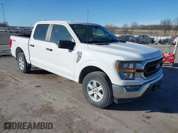 2023 Ford F-150 XL with VIN 1FTEW1EB6PKD46153, listed as a IAAI auction lot 41441521 with 122,754 mi miles and . Bid and sale history available at carsss.com. Image 1.