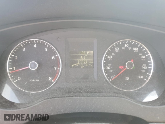 2012 Volkswagen Jetta SEL with VIN 3VWLP7AJ0CM327814, listed as a Copart auction lot 52235685 with 97,705 mi miles and Salvage title. Bid and sale history available at DreamBid. Image 9.
