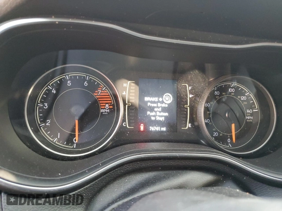 2020 Jeep Cherokee Altitude with VIN 1C4PJMLX2LD622771, listed as a Copart auction lot 47803625 with 76,741 mi miles and Salvage Title. Bid and sale history available at carsss.com. Image 9.