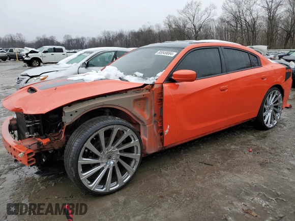 2017 Dodge Charger R/T with VIN 2C3CDXCT7HH588572, listed as a Copart auction lot 85549884 with 159,443 mi miles and Salvage Title. Bid and sale history available at DreamBid. Image 1.