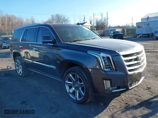 2018 Cadillac Escalade Premium Luxury with VIN 1GYS4CKJXJR217809, listed as a IAAI auction lot 41711281 with 63,482 mi miles. Bid and sale history available at carsss.com. Image 1.